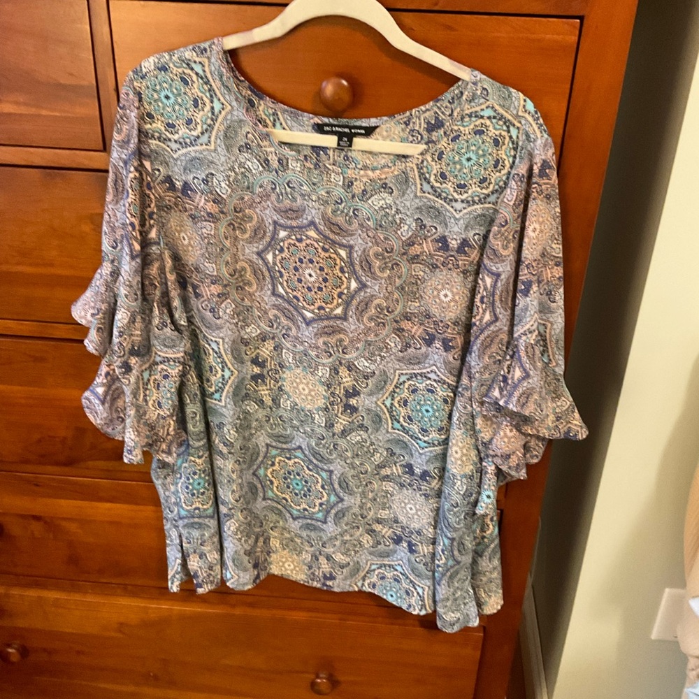 Zac & Rachel Multicolor Patterned Blouse